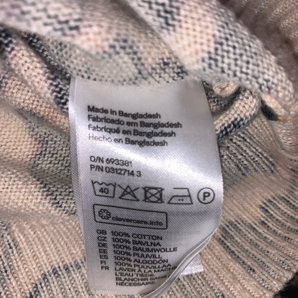 H&M Leopard Print Cardigan - Sz Small - Picture 5 of 6